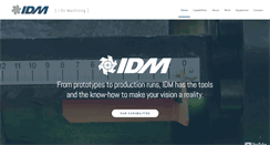 Desktop Screenshot of idomachining.com